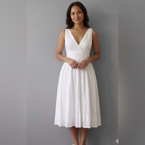 Marc Jacobs White Cotton Dress - Ethereal Grecian Marilyn Monroe - Size 2 - EUC